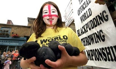 world black pudding throwing competition