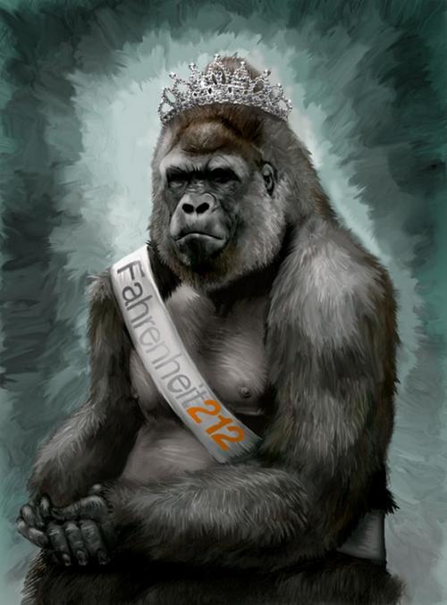 beauty queen gorilla