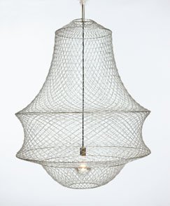 paperclip chandelier