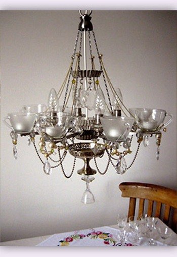 teacup chandelier