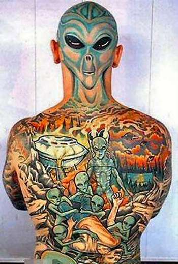 alien tattoo