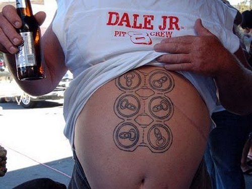 six pack tattoo