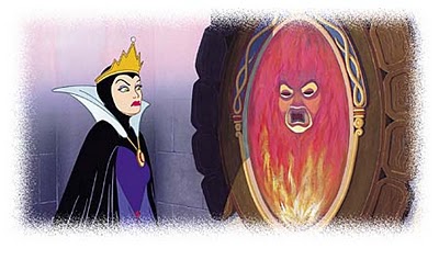 snow white wicked queen and her magic mirror