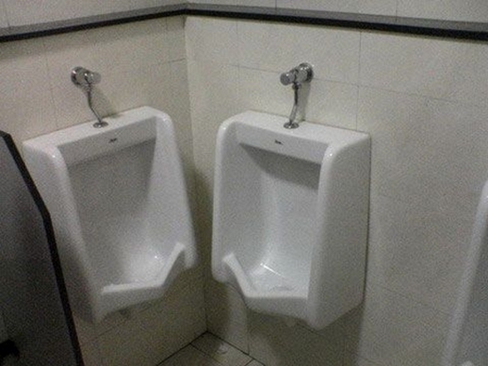 The Friendliest Urinals