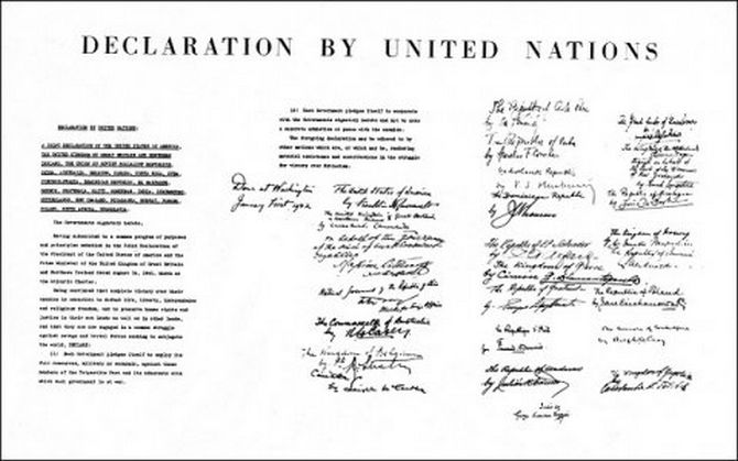 Declaration by United Nations (1942)