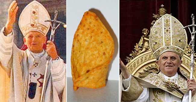 Pope's Hat Dorito Chip