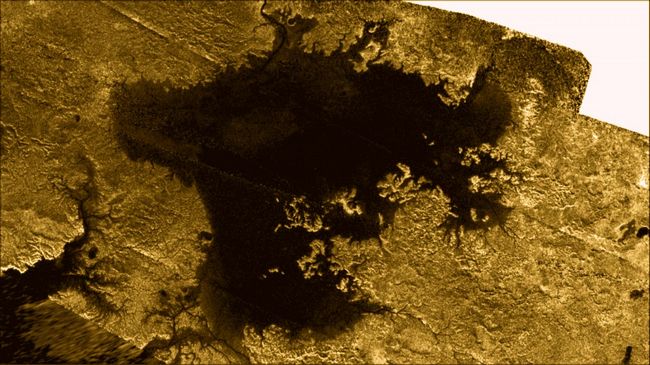 Magic Island on Saturn's Titan Moon