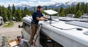 RV Starlink Installation