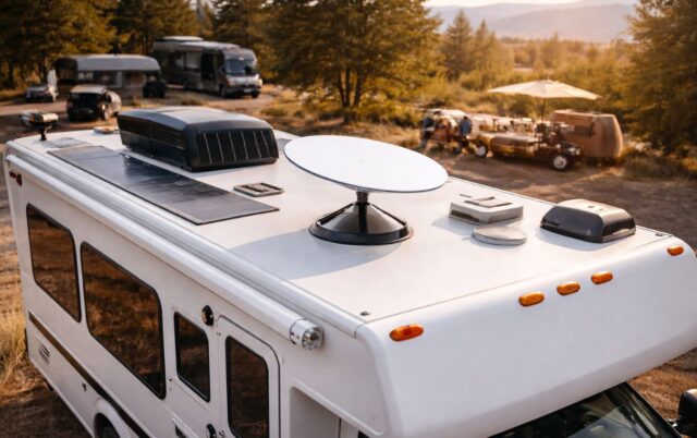 Best place to mount Starlink on an RV